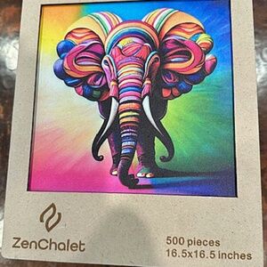 Wooden 500 piece jigsaw puzzle